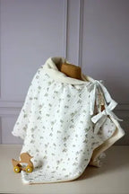 Couverture  2 en 1 bébé lapin version poncho - Passionly Couture