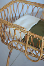 Couverture  2 en 1 bébé vert olive - Passionly Couture