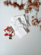 Protège livret de famille et protège carnet de santé bébé motif lapin coton bio - Passionly Couture